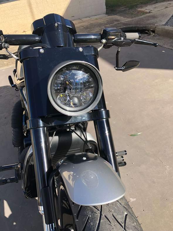 Harley bullet headlight store