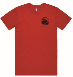HarleyPorn red T-shirt -  Logo White or Black