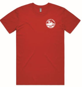 HarleyPorn red T-shirt -  Logo White or Black