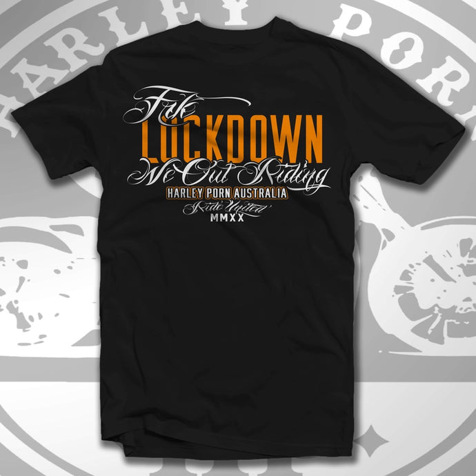 HarleyPorn Fuck Lockdown T-shirt